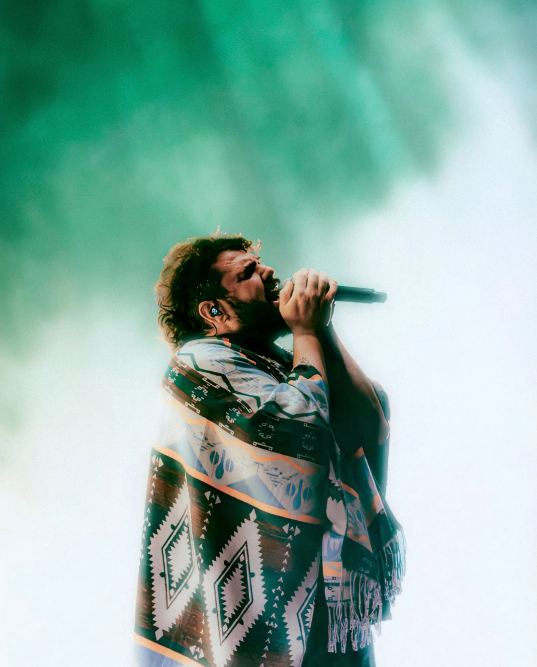 Porter durante una presentación en vivo